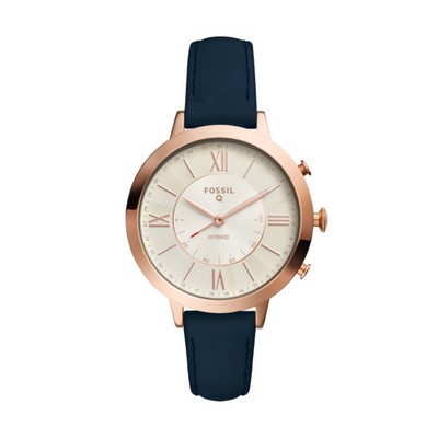 Fossil Hybrid Smartwatch Jacqueline Navy Leather