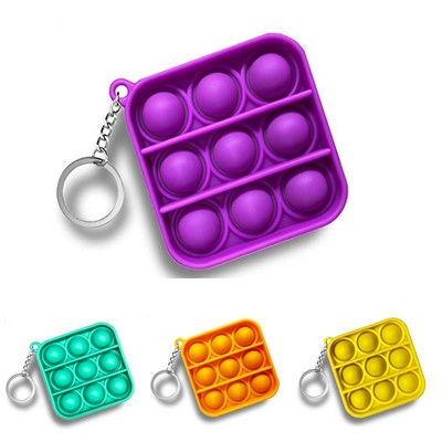 Push Pop Fidget Toy Keychains