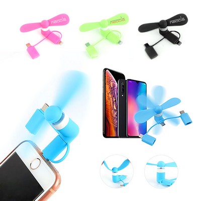 3-in-1 USB Phone Fan