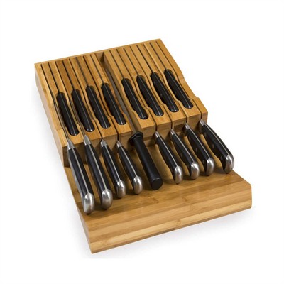 Bamboo Knife Organizer