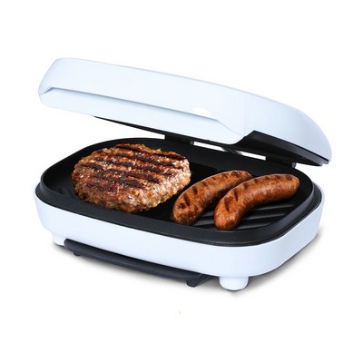 White Indoor Electric Grill & Panini Press