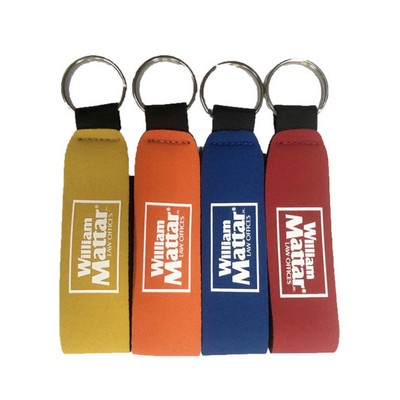 Printed Neoprene Strap Keychains