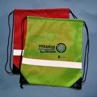 Hi-Vis Reflective Drawstring Bag