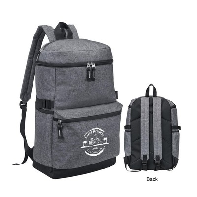 Heather Computer Backpack w/ Padded Back Panel