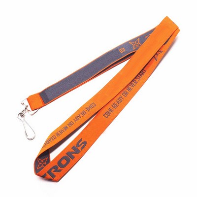 Jacquard Woven Polyester Lanyard w/J-Hook