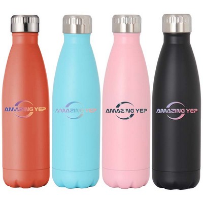 Outdoor Bowling-Shaped Stainless Steel Bottle 17oz.