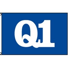 Q1 Blue QS Flag (3'x5')