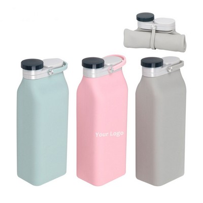 20oz Silicone Collapsible Water Bottle