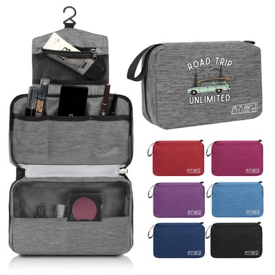 Heathered Hanging Toiletry Bag