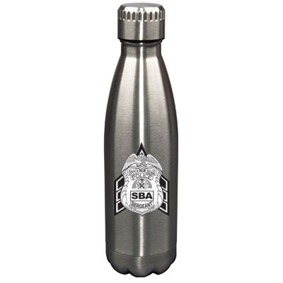 17 Oz. Glacier Brushed Stainless Steel Vacuum Insulated Double Wall Sports Water Bottle