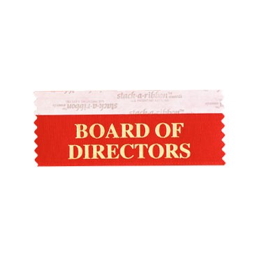 Board Of Directors Stk A Rbn Red Ribbon Gold Imprint