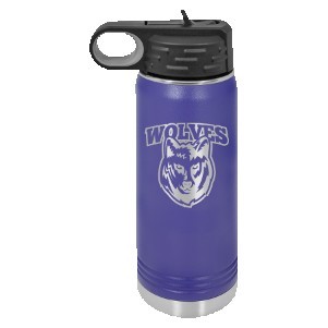 20 Oz. Purple Polar Camel Water Bottle