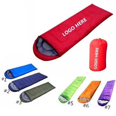 Envelope Hooded Outdoor Sleeping Bag