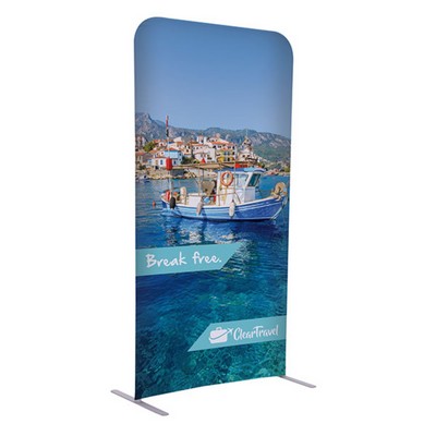 3' Euro Fit Banner Double Sided Graphic Kit