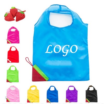 Strawberry-Shaped Foldable Tote Bag