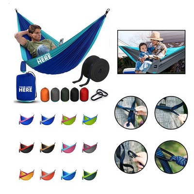 Portable Camping Hammock w/Pouch