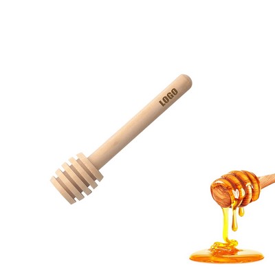 10cm Wooden Honey Dipper Stick Stirrer