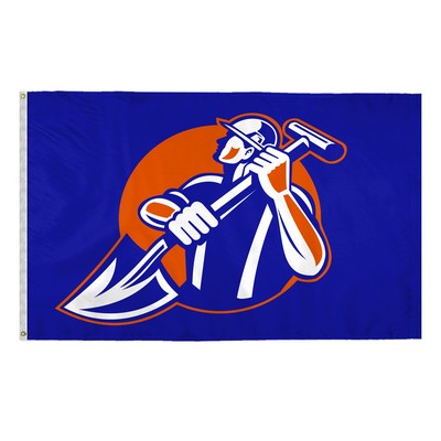 Custom Screen Sublimation Flag - 3' x 5' E-Poly