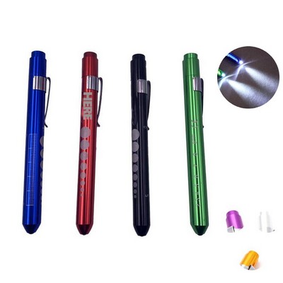 Medical Nurse Pen light With Pupil Gauge