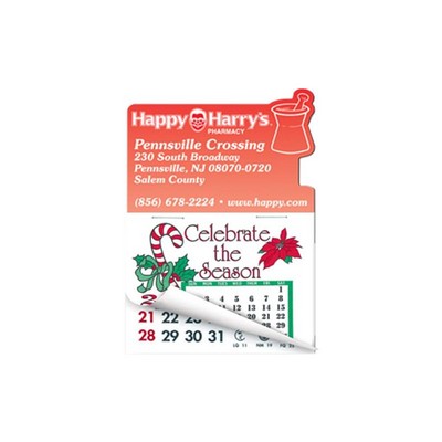 Mortar & Pestle Calendar Pad Magnets W/Tear Away Calendar