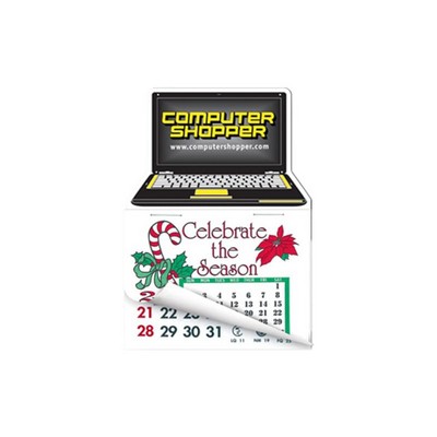 Laptop Shape Calendar Pad Magnets W/Tear Away Calendar