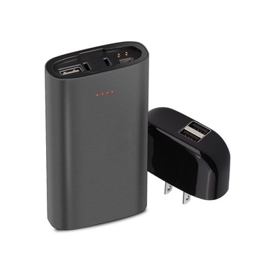 Ormesa 10,000mAh Powerbank & Wall Charger