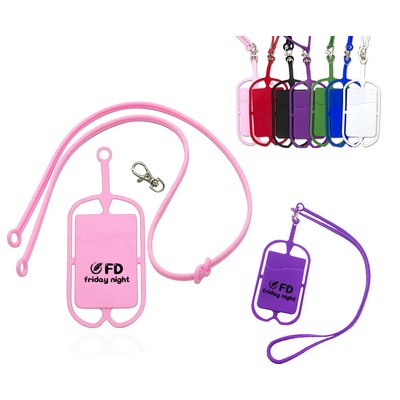 Phone silicone lanyard