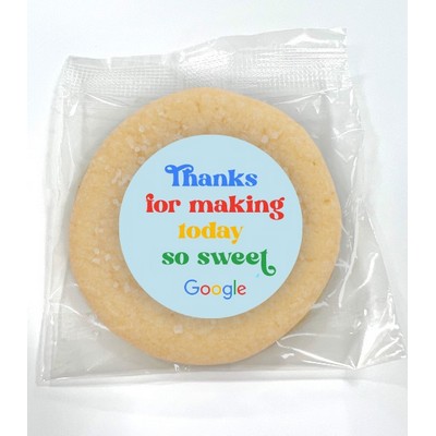 Sugar Cookie with Custom Sticker (single cookie)