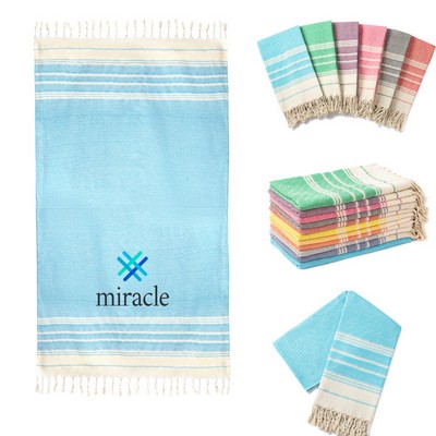 Turkish Tassel Beach Towel