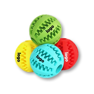 2" Dog Teething Toy Ball/Treat Toy Ball