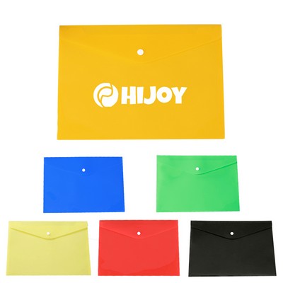 Snap Button Document Envelope