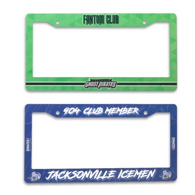 Customizable License Plate Frame