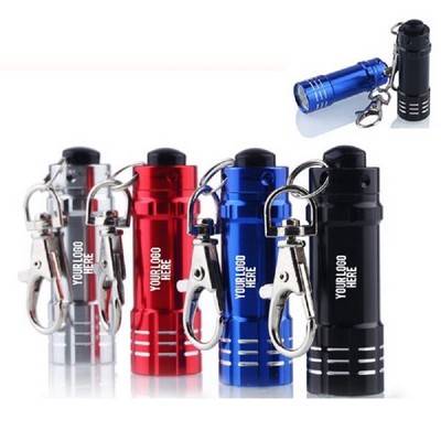 Novelty Aluminum Portable Led Torch Keychain