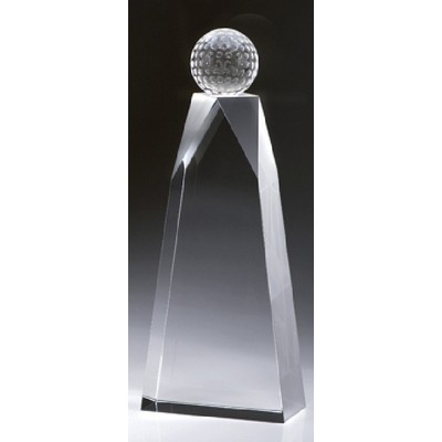 Sisyphus Crystal Award, 10 1/4"H