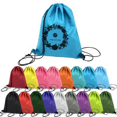 Non-woven Tundra Drawstring Bag (14in W x 17in H)