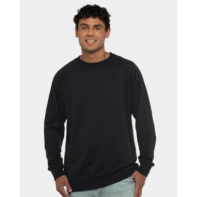 Next Level Unisex Laguna Raglan Crewneck Sweatshirt