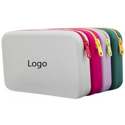 Large Capacity Silicone Cosmetics Storage Bag