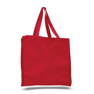 Cotton Canvas Gusset Tote