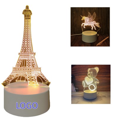 Innovative 3D Night Lamp