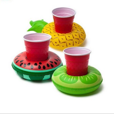 PVC Inflatable Floating Coaster Cup Holder