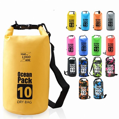 10L Waterproof Dry Bag for Outdoor Activities