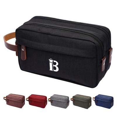 Polyester Waterproof Cosmetic Toiletry Bag