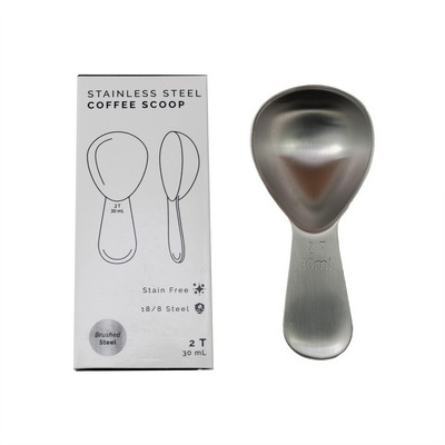 Brushed Steel 2 Tbsp Coffee Scoop