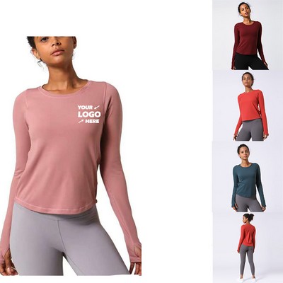 Women's Long Sleeve Workout Running Shirt