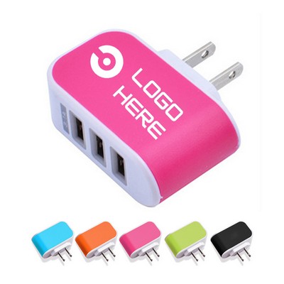 3 Port Usb Wall Charger