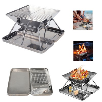 Portable Camping Grill with Carrying Bag