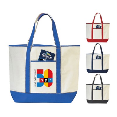 15 oz. Deluxe Cotton Canvas Tote Bag