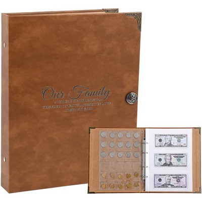 Stamp Money Collection Album Book