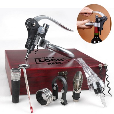 Professional Corkscrew Set In Wooden Crate(Free Shipping)