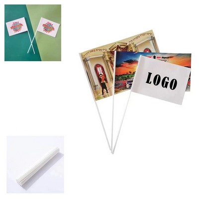 Paper Pvc National Handheld Flags